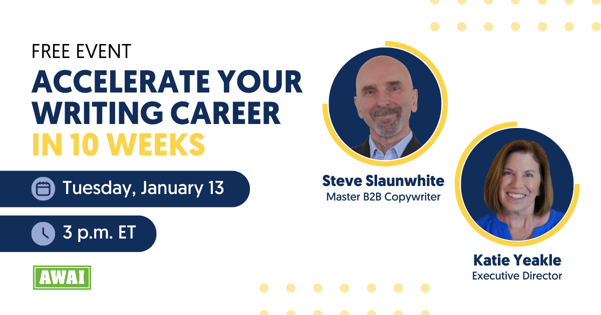 FREE Training: Accelerate Your Writing Career in 10 Weeks